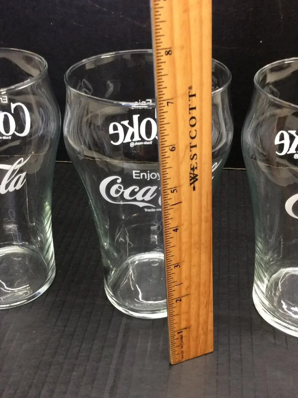 Vintage Coca Cola Coke Glass 28 oz 7